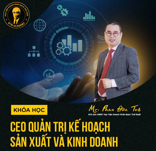 CEO quản trị kế hoạch sản xuất và kinh doanh